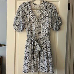 Cleobella Blue Floral Mini Dress